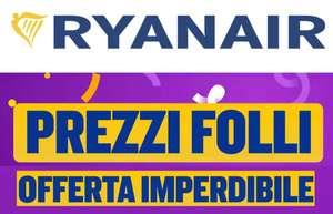 Ryanair: Voli a Prezzi Folli (es. Roma > Londra a 13€)