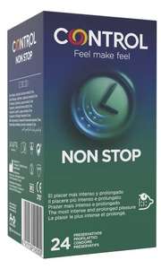 Control Non Stop Preservativi ritardanti e stimolanti - 24 profilattici