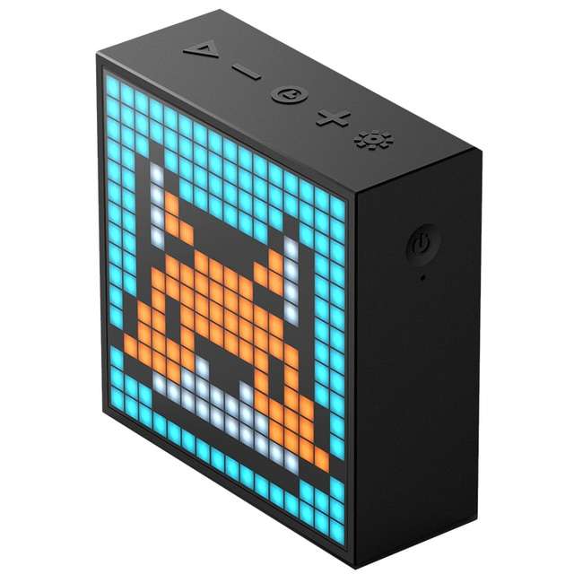Divoom timedbox Evo altoparlante portatile Bluetooth - [con sveglia Display a LED, programmabile, Pixel Art]