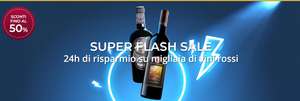 Vino.com fino al 50% di Sconto sui Vini Rossi Solo fino a questa Sera (ad Esempio Costa Toscana IGT 2021 Campo al Faro 9.9€ invece di19.9€)
