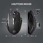 INPHIC - Mouse wireless ricaricabile [Ergonomico e senza fili]