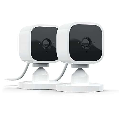 2 Blink Mini - Videocamera di sicurezza intelligente [1080p, compatibile con Alexa]