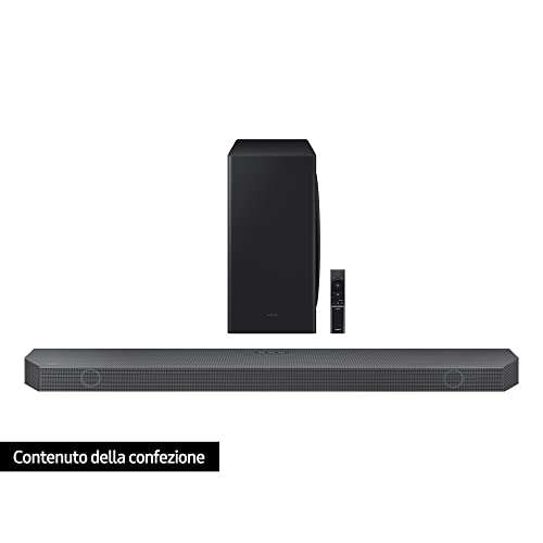 Samsung Soundbar HW-Q800B/ZF con Subwoofer [360W, 5.1.2 Canali, Audio 3D Wireless]