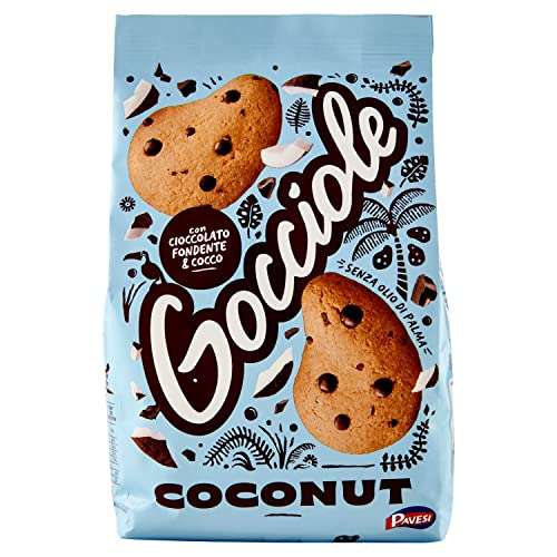 Pavesi Biscotti Frollini Gocciole Coconut, 320 gr