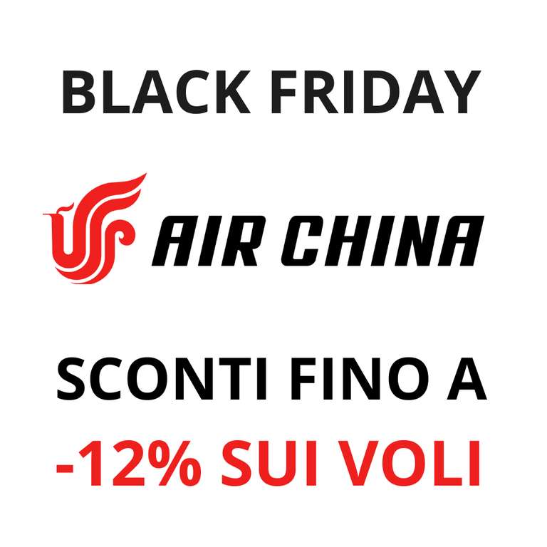 Air China: fino al -12% sui biglietti Economy (viaggia fino al 30/06/24) | ex. Milano MXP - Tokyo HND 560 € a/r a marzo!