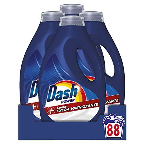 Dash Power Detersivo Liquido Lavatrice [88 Lavaggi - 4x22] »
