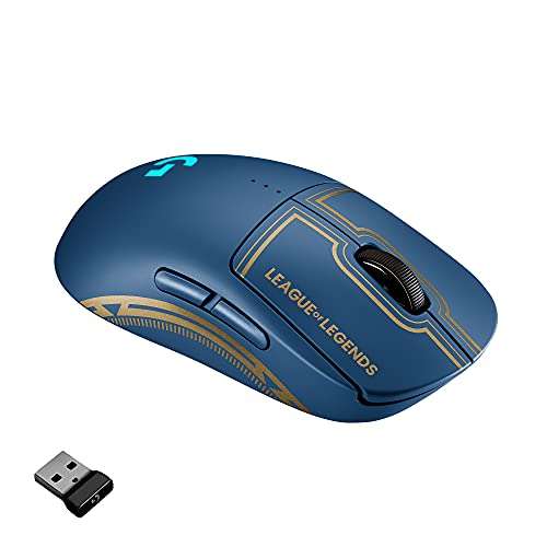 Logitech G PRO Mouse Gaming Wireless - LIGHTSPEED, [Sensore HERO 25K, 25.600 DPI, Edizione Ufficiale di League of Legends]