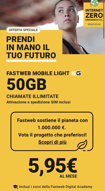 Fastweb Mobile Light 5G