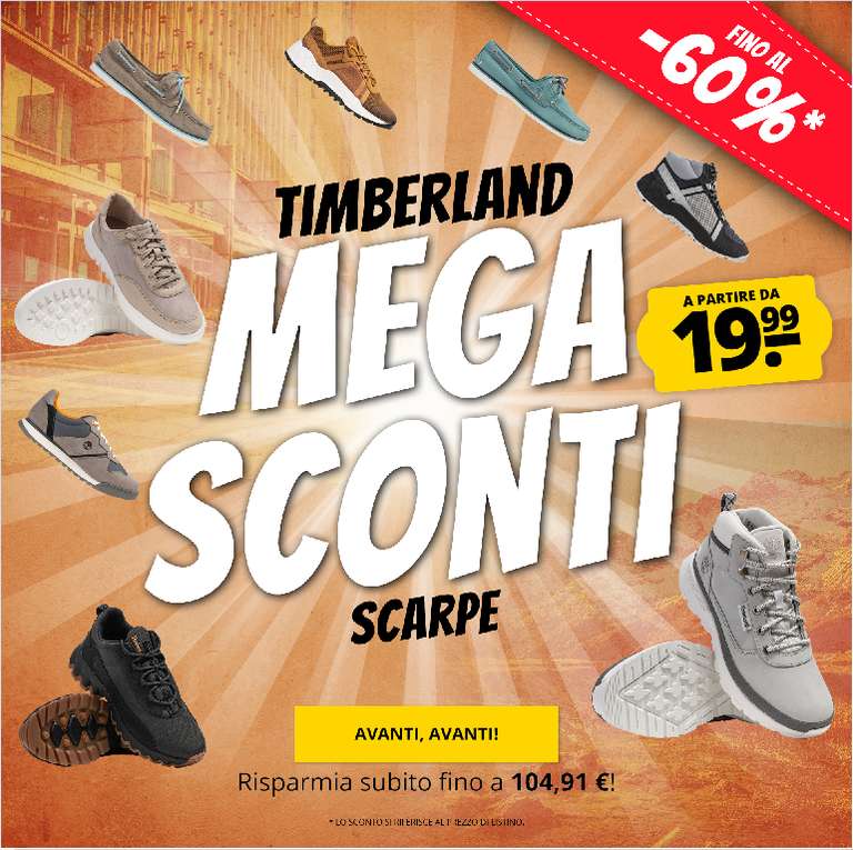 Sconti Sneakers Timberland da 19.9€ su Scontosport