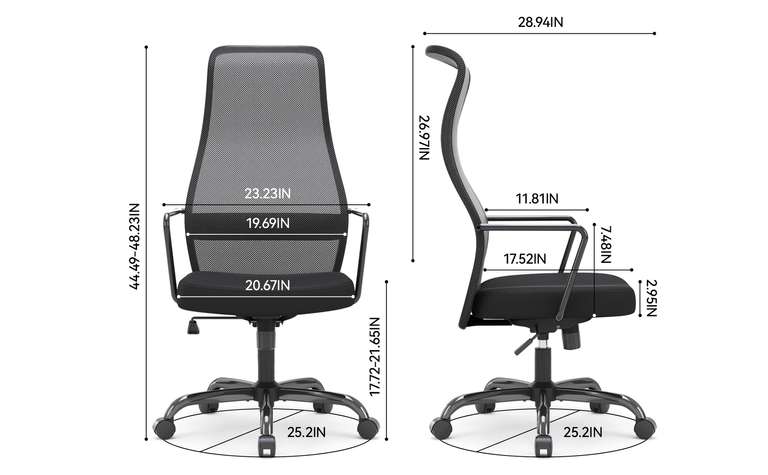 Sihoo M101C sedia ergonomica per ufficio con schienale a forma di S [3 colori]