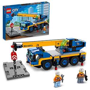 LEGO City Great Vehicles Gru Mobile, Veicoli da Cantiere, Camion Giocattolo, Giochi per Bambini dai 7 Anni in su