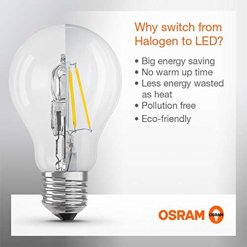 Osram Lampadine LED, 4W Equivalenti 40W - [Attacco E14, Luce Calda 2700K, Confezione da 3]