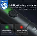 Philips 1236: Torcia LED | con batteria ricaricabile Tipo-C 18650, impermeabile