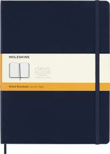 Moleskine Classic Notebook XL a Righe con 192 pagine [19 x 25 cm]