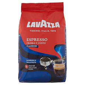 Lavazza Caffè In Grani per Macchina Espresso [Crema E Gusto Classico, 1Kg]