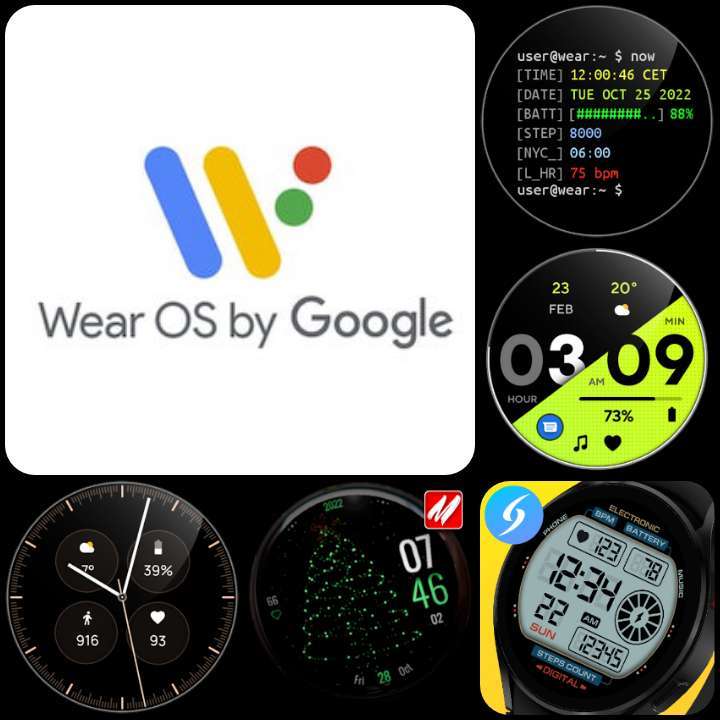 [WearOS] Selezione di 5 quadranti Gratis per smartwatch