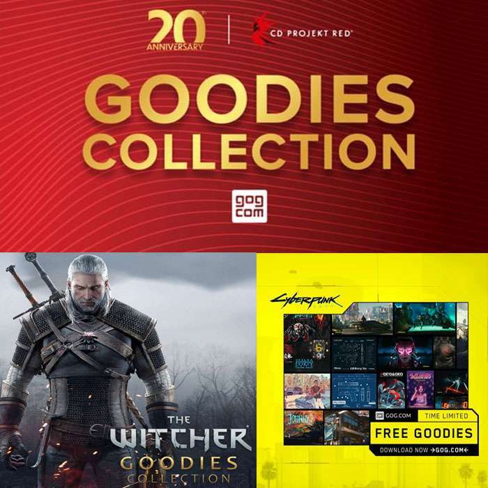 CDPR Goodies Collection Gratis su GOG (The Witcher + Cyberpunk 2077)