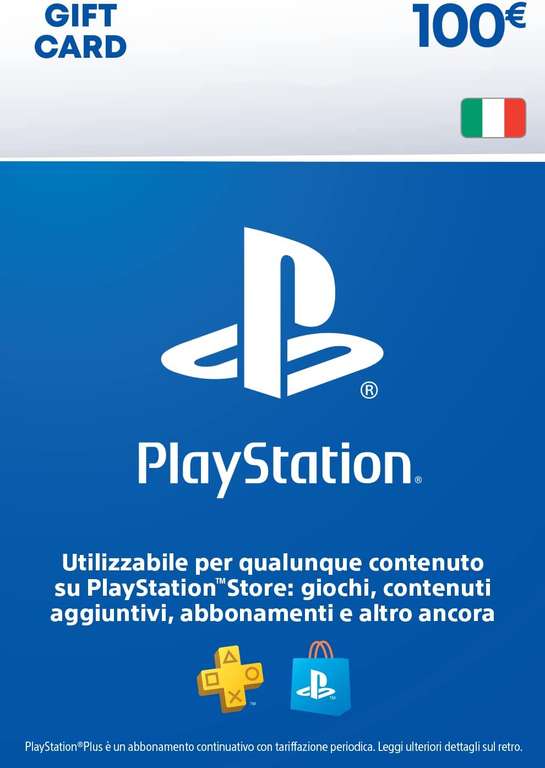 PlayStation Network Card 100 EUR (IT)