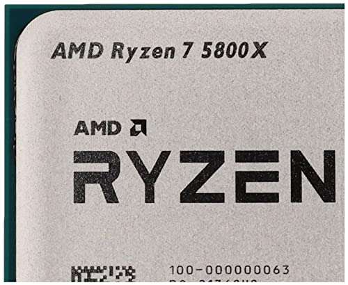 AMD Processore Ryzen 7 5800X [8C/16T, 36MB di cache, fino a 4,7 GHz Max Boost]
