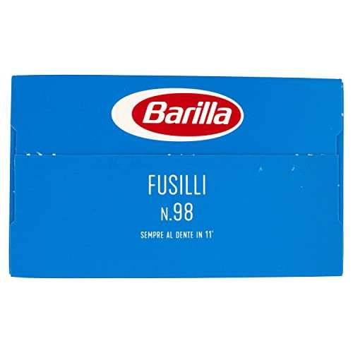 Barilla Pasta Fusilli, edizione limitata, pasta corta di semola di grano duro 100% italiano, 700 gr