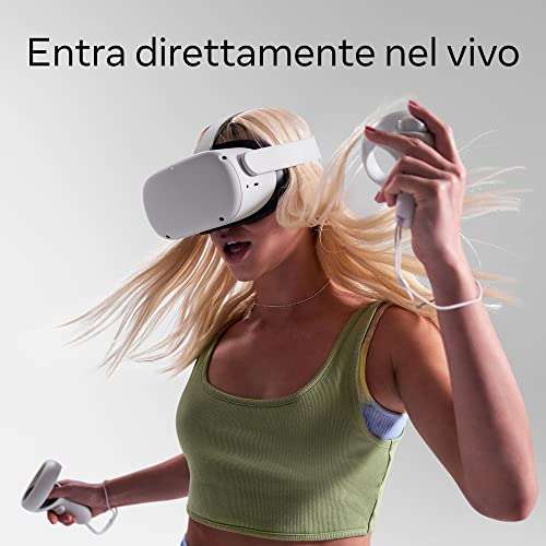 Meta Quest 2 Visore VR [All-In-One, 128GB]