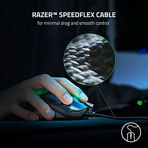 Razer DeathAdder V2 | Mouse da Gioco USB - Cablato con Interruttori Ottici del Mouse