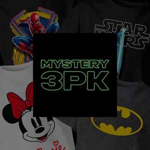 Zavvi - Pack da 3 T-Shirt Mistery Geek per bambini