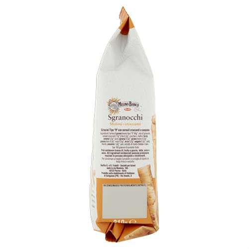Mulino Bianco Grissini Sgranocchi Croccanti, perfetti come Snack [210 g]