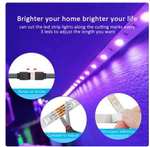 Striscia luminosa LED RGB da 15 metri [5050, Bluetooth, App] (Nuovi account, serve uno nuovo...)