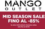 Mango Outlet Saldi di Mezza Stagione fino al 85% di sconto (come ad esempio Blusa Donna 4.9€ invece di 19.9€)
