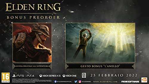 [PS5] Elden Ring Launch Edition [Gioco, poster, art cards, set di stickers e toppa in tessuto]