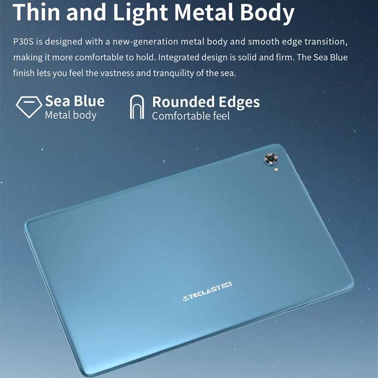 Teclast-Tablet P30S 10,1" - [Dispositivo Android 12, 4GB di RAM, 64GB