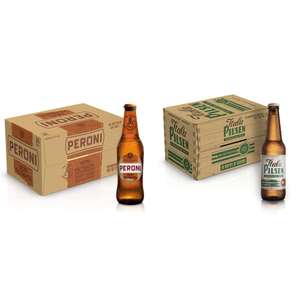 Peroni Birra non Filtrata e Itala Pilsen: Cassa 48 Bottiglie da 33 cl (2 casse di birra da 24)