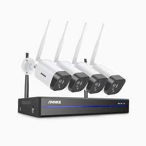 ANNKE - Kit Videosorveglianza Wireless 8 Canali [4 Telecamere 5MP]