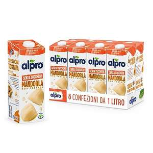Alpro - Bevanda alla Mandorla Senza Zuccheri 8x1L