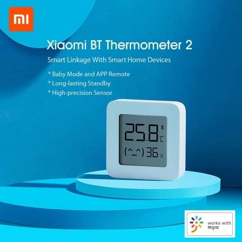 Xiaomi - 4 Termomentri Stazione meteo - [2 Wireless, Bluetooth, App]