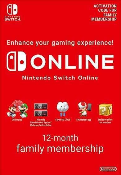 [Nintendo Switch Online Family] 12 Mesi