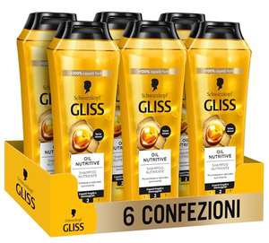 Schwarzkopf Gliss Oil | Nutritive Shampoo, 6x250ml