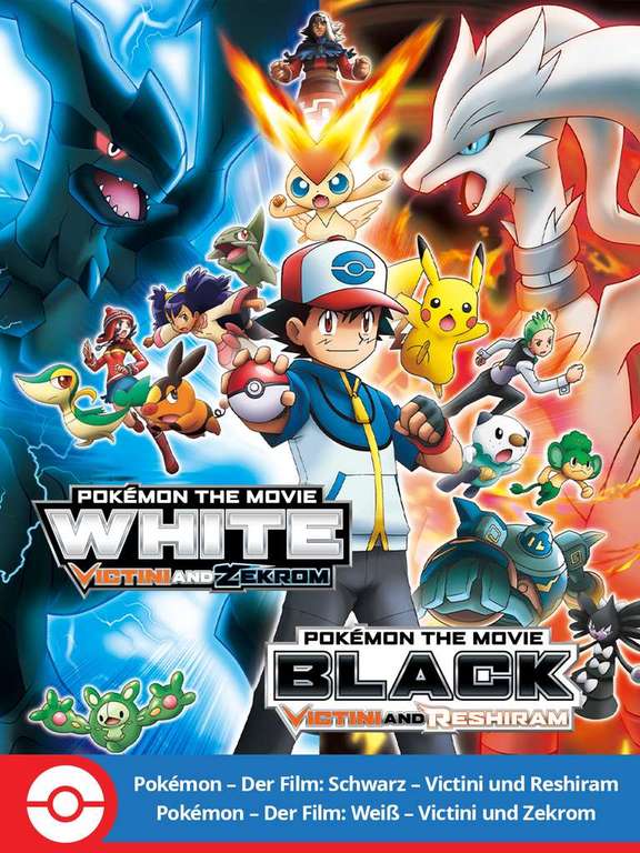 pokemon film: Black - Victini e Reshiram // Pokémon, il film: White - Victini e Zekrom visualizzabili gratuitamente