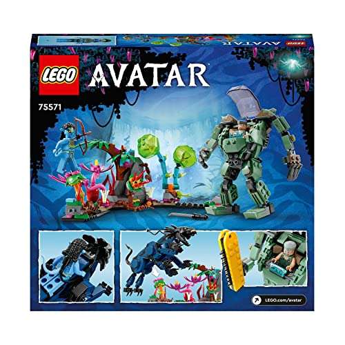 LEGO Avatar Neytiri e Thanator vs. Quaritch [con tuta AMP]