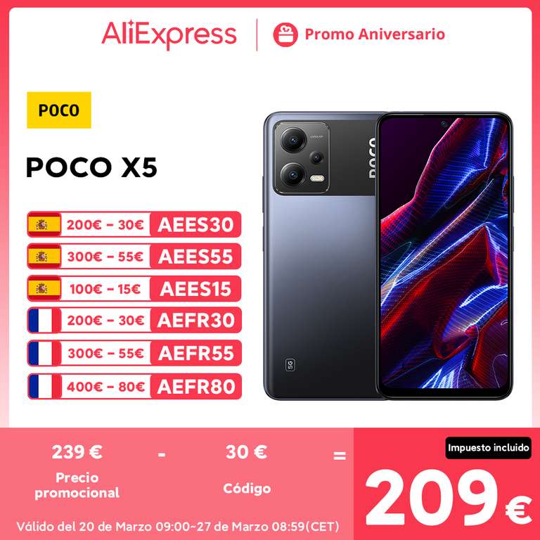 Versione globale POCO X5 5G [8GB/256GB]
