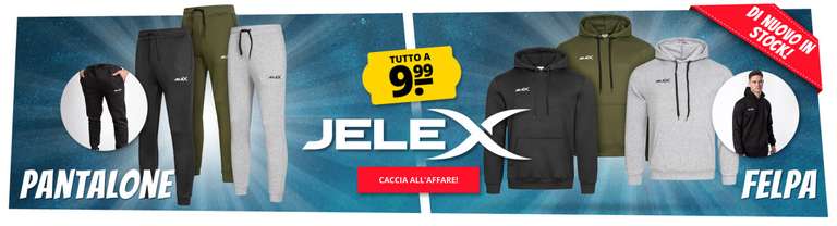 Prodotti Jelex Felpe e Pantaloni Uomo a 9.9€