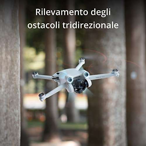 Drone DJI Mini 3 Pro con DJI Smart Control [Fotocamera, video 4K/60fps, 48 MP, Autonomia 34 minuti]