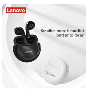 Lenovo Original HT38 | Auricolari Bluetooth 5.0 TWS Wireless (nero o bianco)