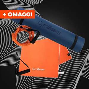 GymBeam | Dual Yoga Mat Grey/Blue - GymBeam + OMAGGI