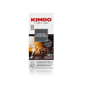 Kimbo Intenso - Capsule Caffè Compatibili Nespresso [Totale 100 Capsule, Intensità 12/12]