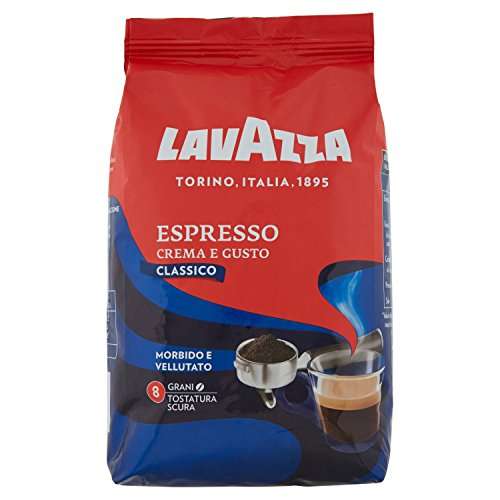 Lavazza Caffè In Graniper Macchina Espresso Crema E Gusto Classico, 1Kg [Minimo 2]