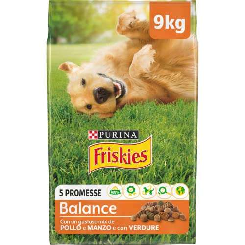 Purina Friskies Balance - Crocchette Cani con pollo, manzo e verdure 9 kg »