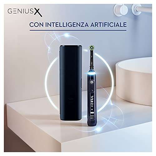 Oral-B - Spazzolino elettrico Genius X [6 Modalità, Bluetooth , 1 testina]