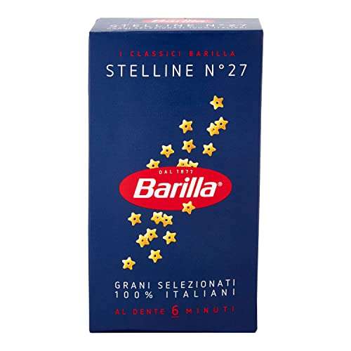 Barilla Pasta Stelline N.27, Pastina di Semola di Grano Duro, 500g »